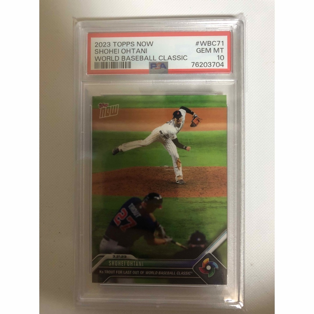2023 TOPPSNOW WBC #71 マイクトラウト 大谷翔平 PSA10 | www