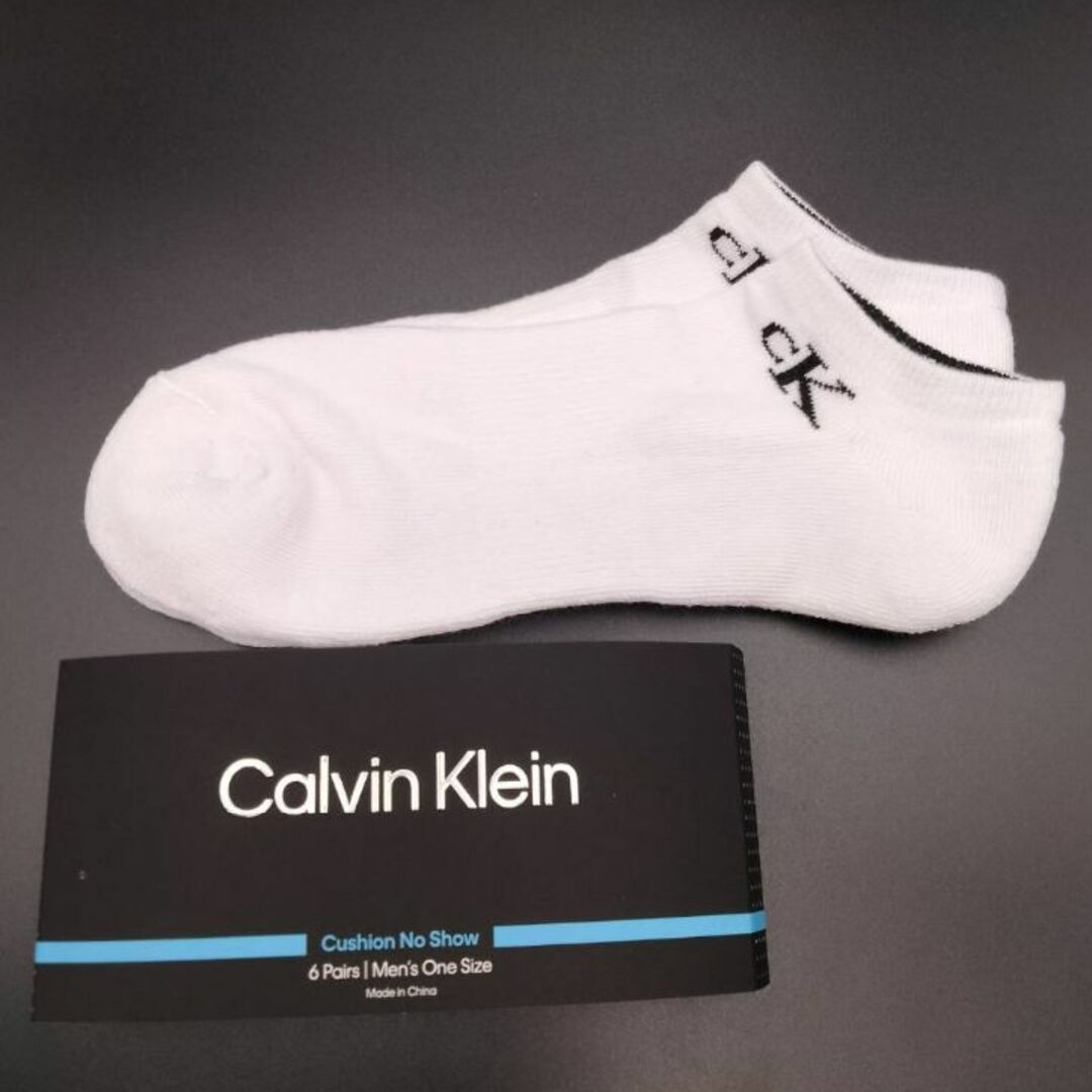 Calvin Klein(カルバンクライン)のカルバンクライン メンズソックス 1足 くるぶしソックス CVM221NS03 メンズのレッグウェア(ソックス)の商品写真