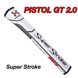 スーパーストローク(SuperStroke)のスーパーストローク パターグリップ PISTOL GT 2.0 レッド A29①(その他)