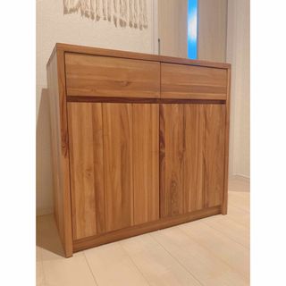 unico - 美品 unico 北欧 BREATH キャビネット 天然木 アンティークの ...