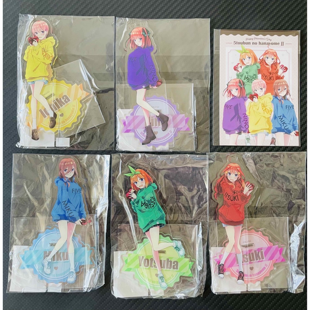 五等分の花嫁 （アトレ秋葉原）アクリルスタンド5種＆非売品ポスト