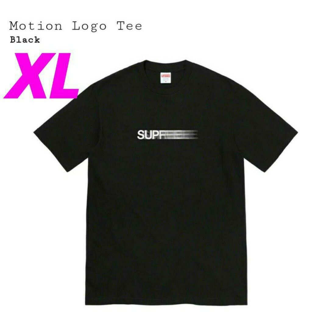 Blackサイズ新品未使用 Supreme Motion Logo Tee XL