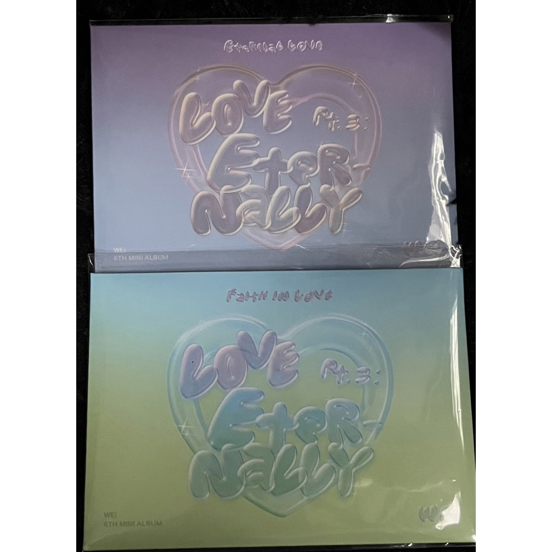 WEi POCA ALBUM アルバム　2枚セット　新品未開封 エンタメ/ホビーのCD(K-POP/アジア)の商品写真