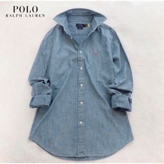 ✨シンプルシャツ✨ POLO ラルフローレン デニムシャツ レディース