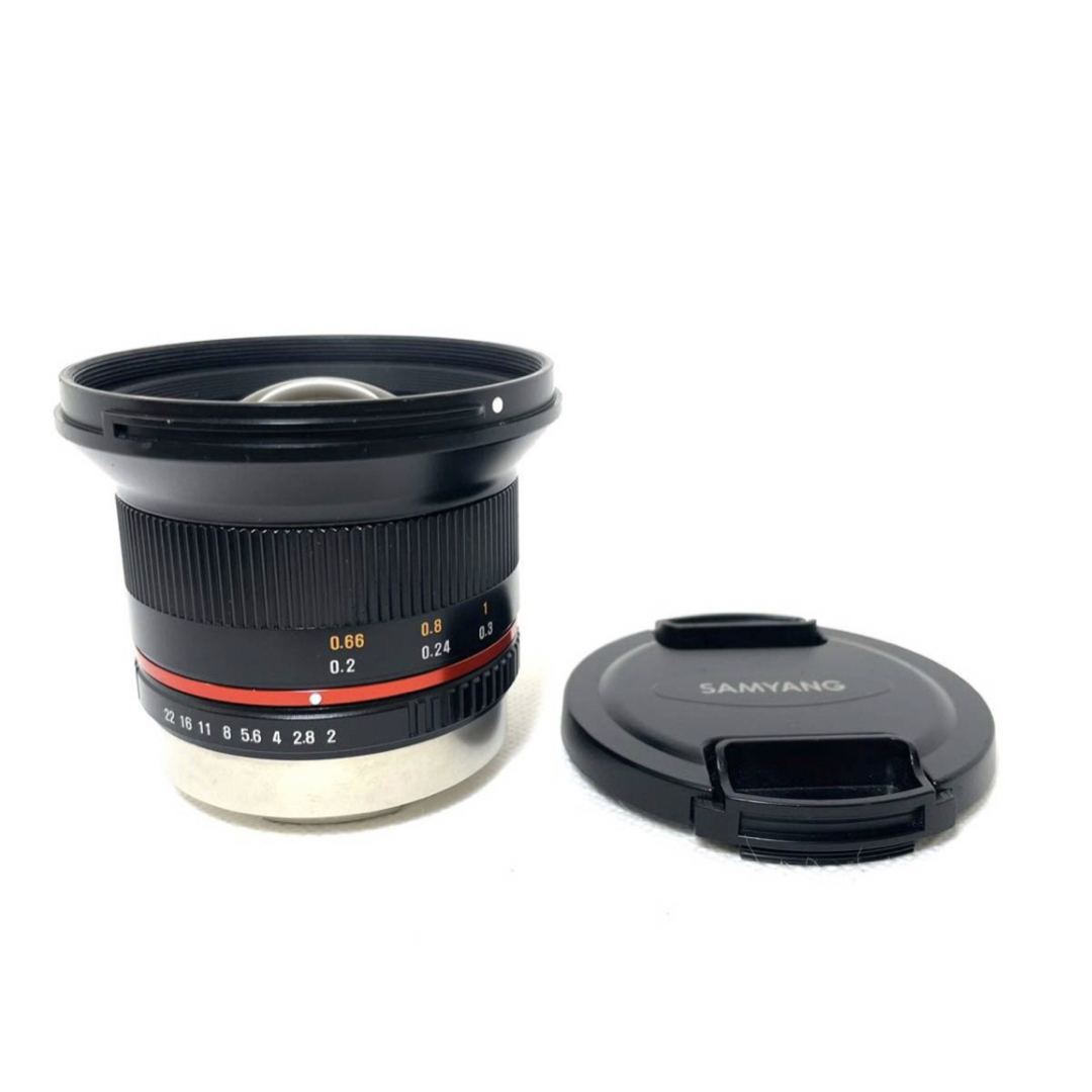 良品】SAMYANG/サムヤン12mm F2 フジフイルム用 ブラック MF