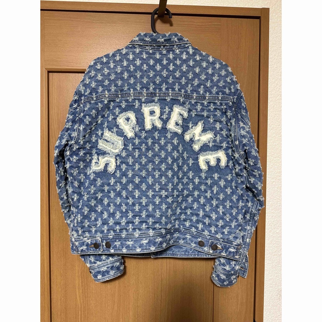 Supreme Hole Punch Denim Trucker Jacketメンズ