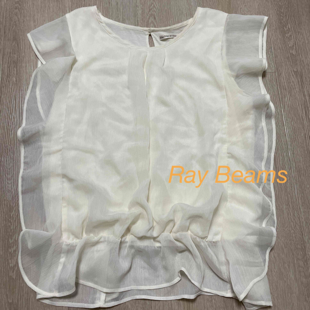 Ray BEAMS(レイビームス)のRay Beams フレア　トップス レディースのトップス(カットソー(半袖/袖なし))の商品写真