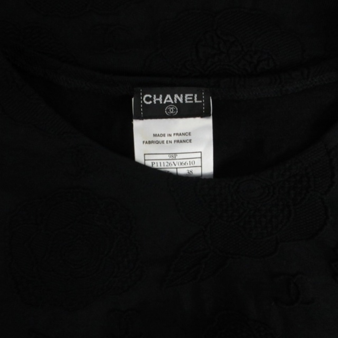 CHANEL - シャネル 98P ヴィンテージ カメリアカットソー ココマーク