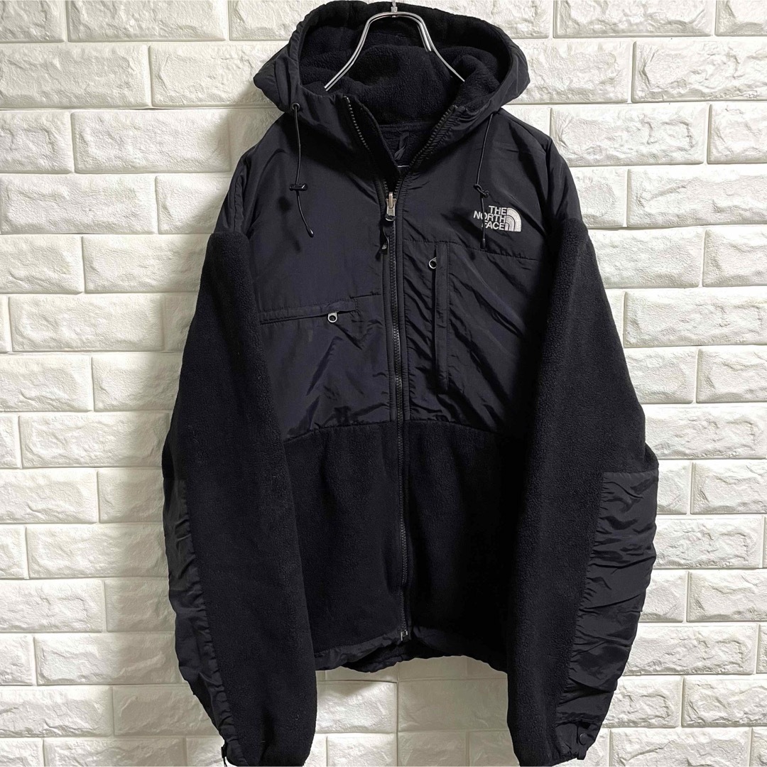 NORTHFACEザノースフェイス　デナリフーディー　ボアフリースパーカー　黒L