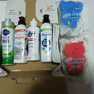 6個セット　台所洗剤　スポンジ　キッチン洗剤　キュキュット　マジカ　ジョイ　除菌(その他)