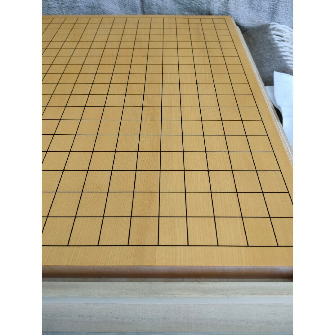 【碁盤】前川碁盤店　ハギ、1.5寸 エンタメ/ホビーのテーブルゲーム/ホビー(囲碁/将棋)の商品写真
