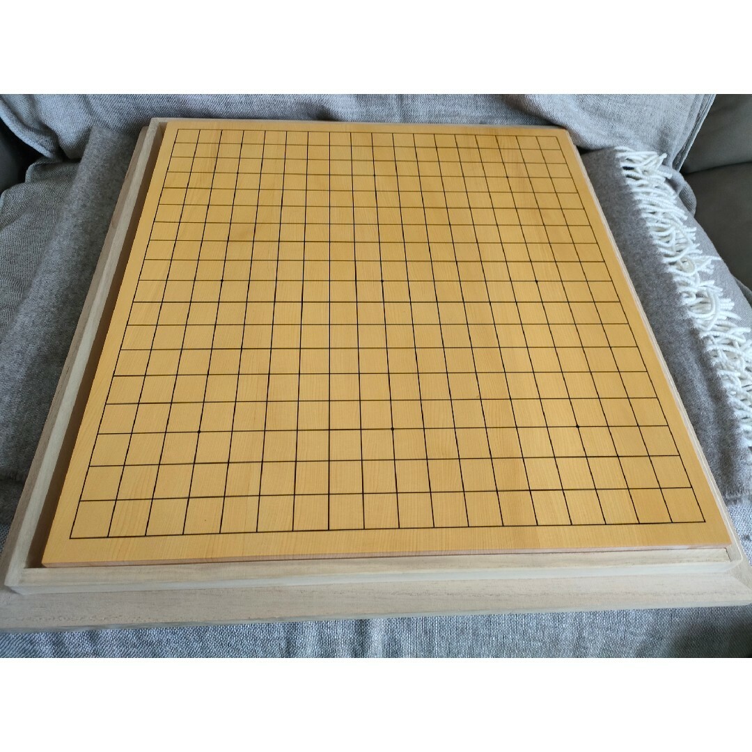 【碁盤】前川碁盤店　ハギ、1.5寸 エンタメ/ホビーのテーブルゲーム/ホビー(囲碁/将棋)の商品写真