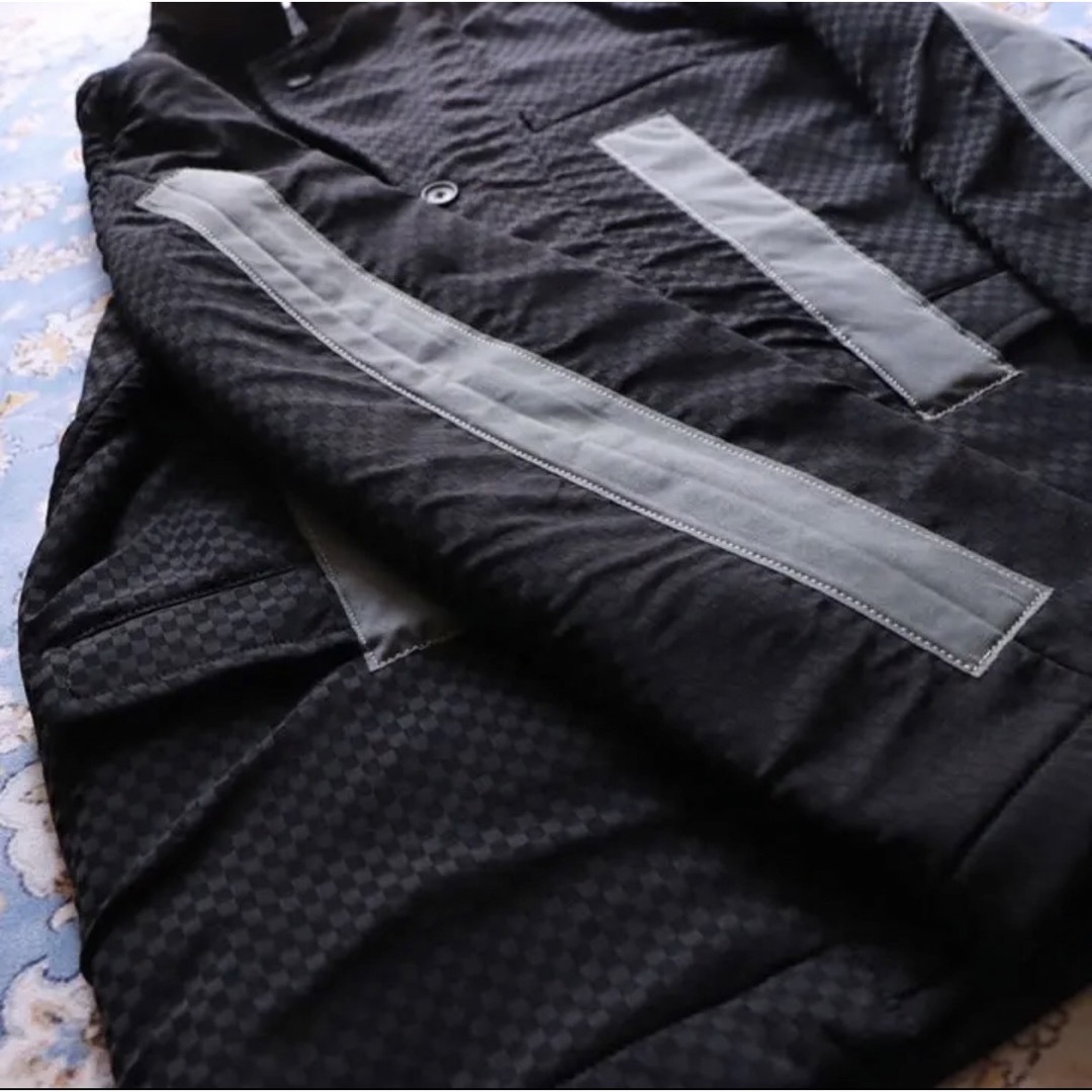 カラーコムデギャルソン SHIRT チェックフラック柄 テーピング カラーコムデギャルソン SHIRT チェックフラック柄 テーピング