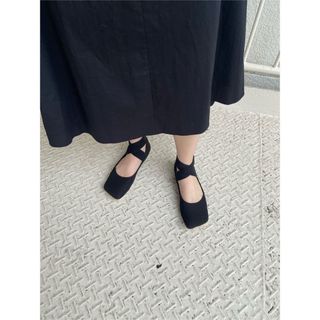 マウジー(moussy)の moussy SQUARE TOE FLAT シューズ(バレエシューズ)