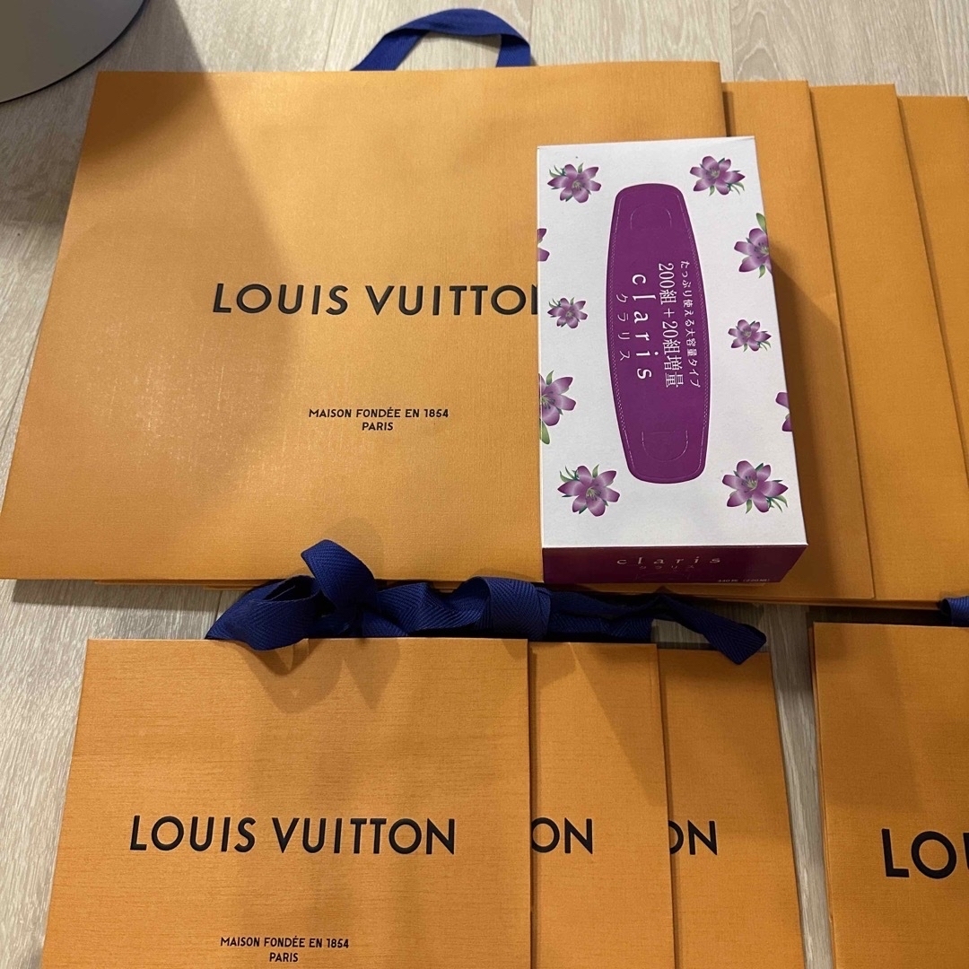 ショップ袋ルイヴィトン 空箱 ショッパー LOUIS VUITTON - ショップ袋