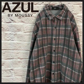 アズールバイマウジー(AZUL by moussy)のAZUL by moussy シャツ　チェックシャツ 　[ L ](シャツ)