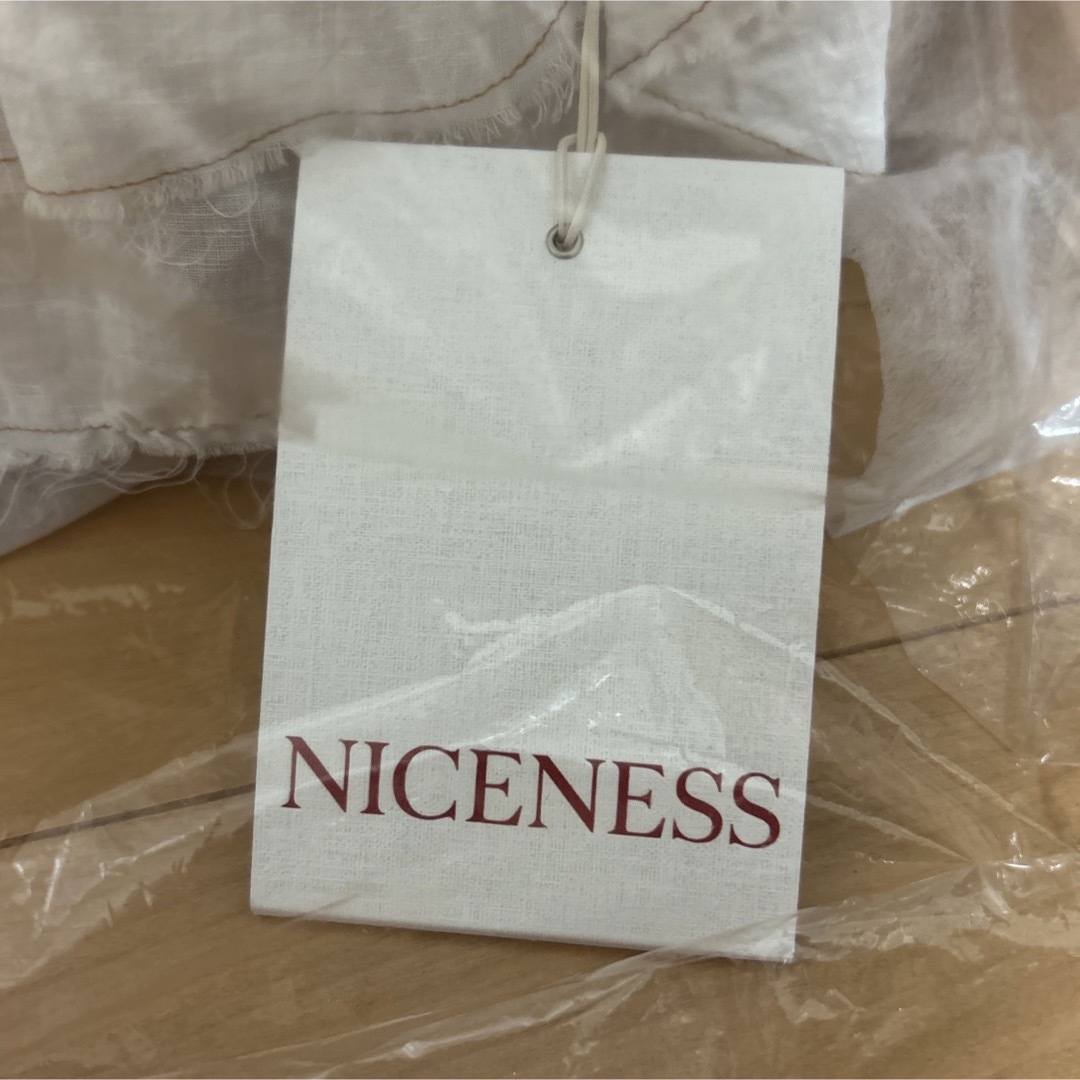 【新品】NICENESSナイスネス　CHOCOLATE リネンシャツ　23aw メンズのトップス(シャツ)の商品写真