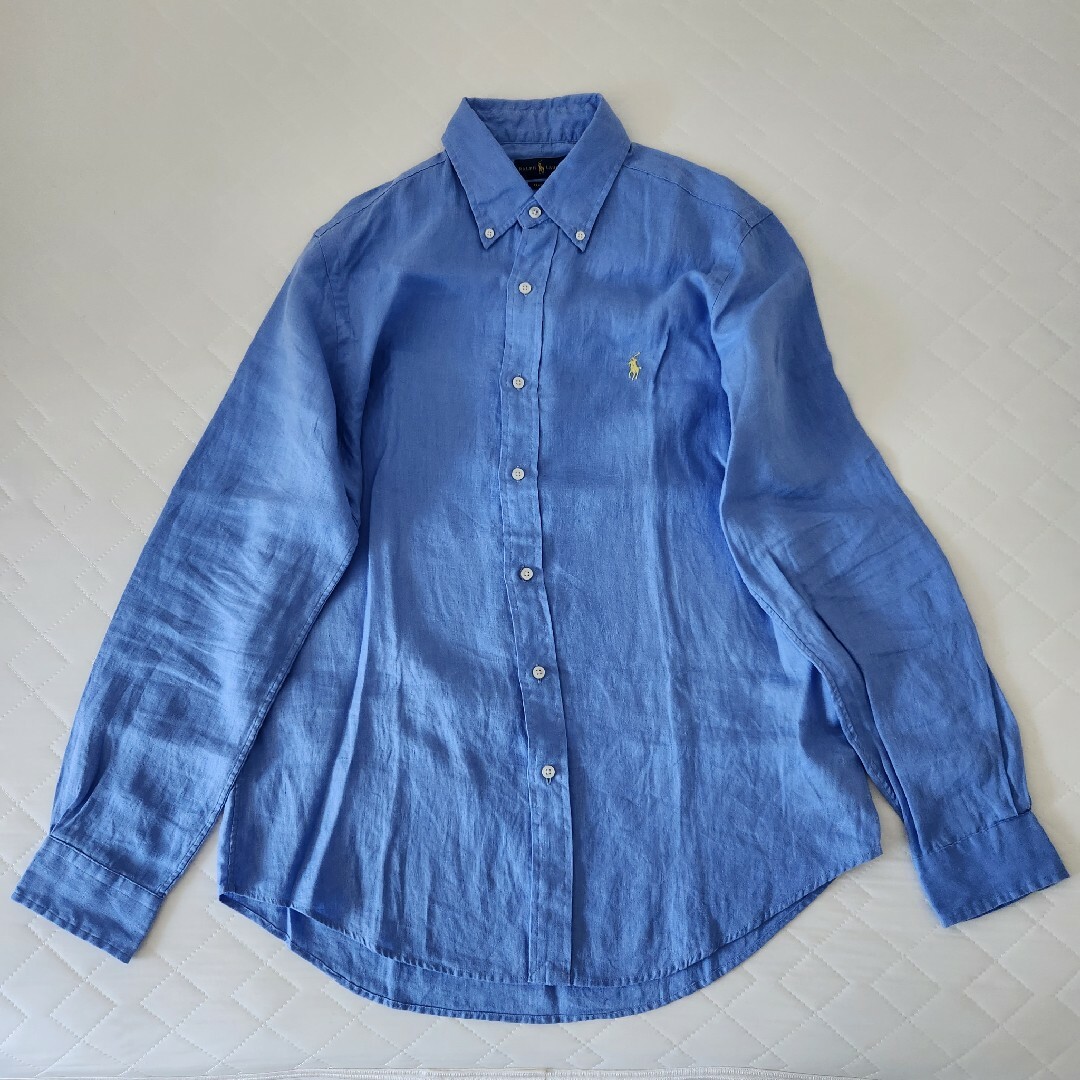 POLO RALPH LAUREN(ポロラルフローレン)の美品 ラルフローレン リネンシャツ M メンズのトップス(シャツ)の商品写真