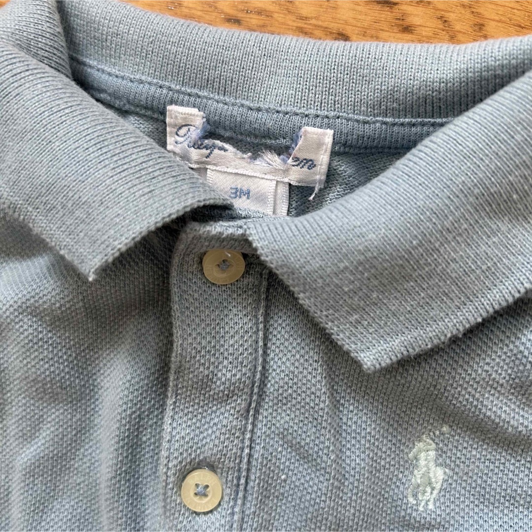 POLO RALPH LAUREN(ポロラルフローレン)のラルフローレン　ポロシャツ　ロンパース  キッズ/ベビー/マタニティのベビー服(~85cm)(ロンパース)の商品写真