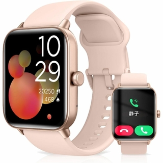 スマートウォッチ iPhone対応 通話機能付き 【新登場】 (腕時計)
