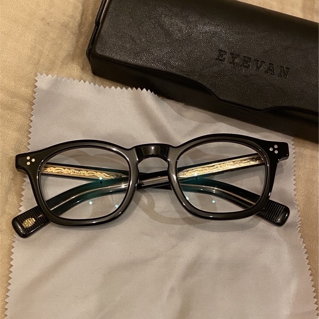 新品　EYEVAN7285  412 1001 47 □ 21-145  黒