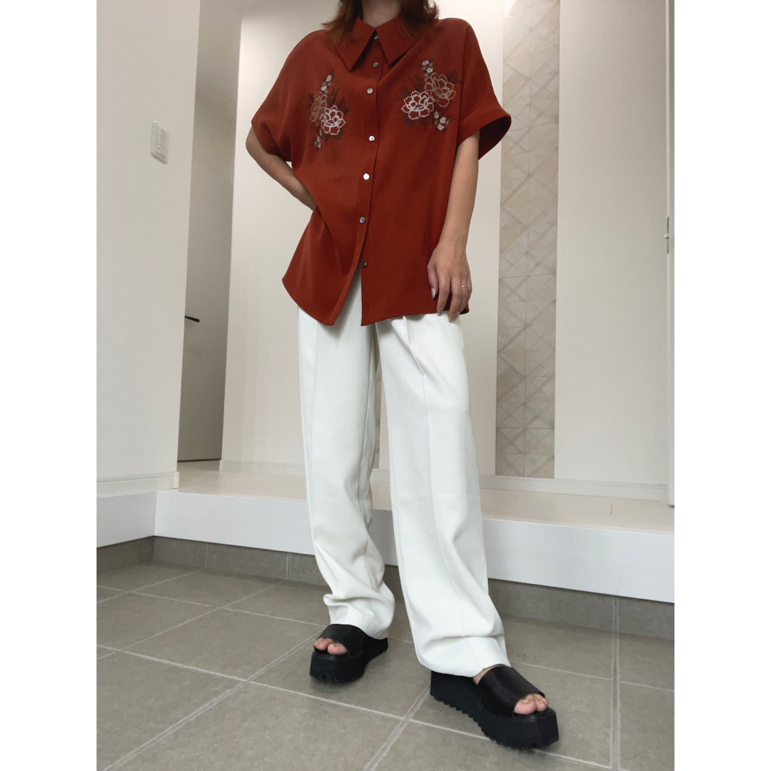 トロミシシュウシャツ(HARE)の通販 by 8/23———8/30発送不可|ラクマ