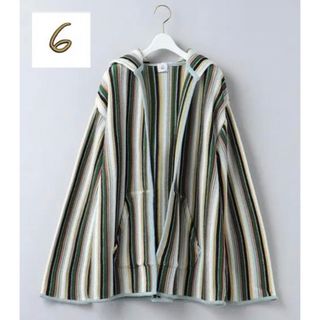 ロク(6 (ROKU))の＜6(ROKU)＞COTTON MULTI STRIPE HOODIE/フーディ(パーカー)