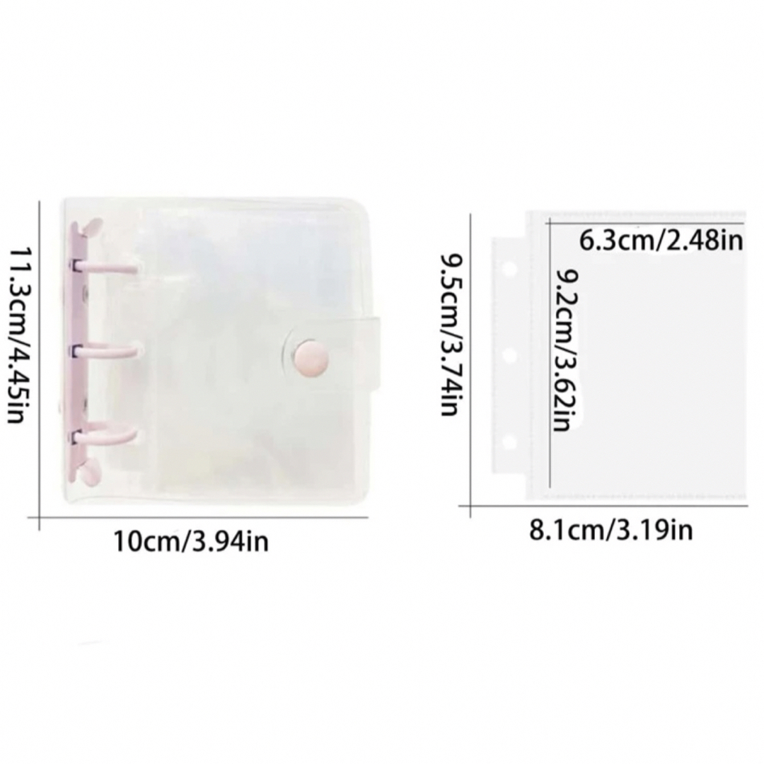 【輸入品】韓国 コレクトブック ミニ バインダー トレカ ファイル グリーン エンタメ/ホビーのトレーディングカード(カードサプライ/アクセサリ)の商品写真