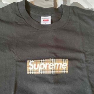 シュプリーム(Supreme)のSupreme×BURBERRY ボックスロゴTシャツ　正規品(Tシャツ/カットソー(半袖/袖なし))