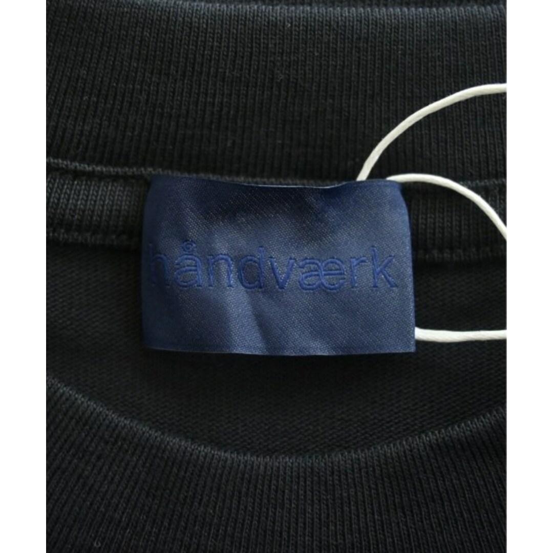 handvaerk(ハンドバーク)のHandvaerk ハンドバーク Tシャツ・カットソー XXS 黒 【古着】【中古】 メンズのトップス(Tシャツ/カットソー(半袖/袖なし))の商品写真