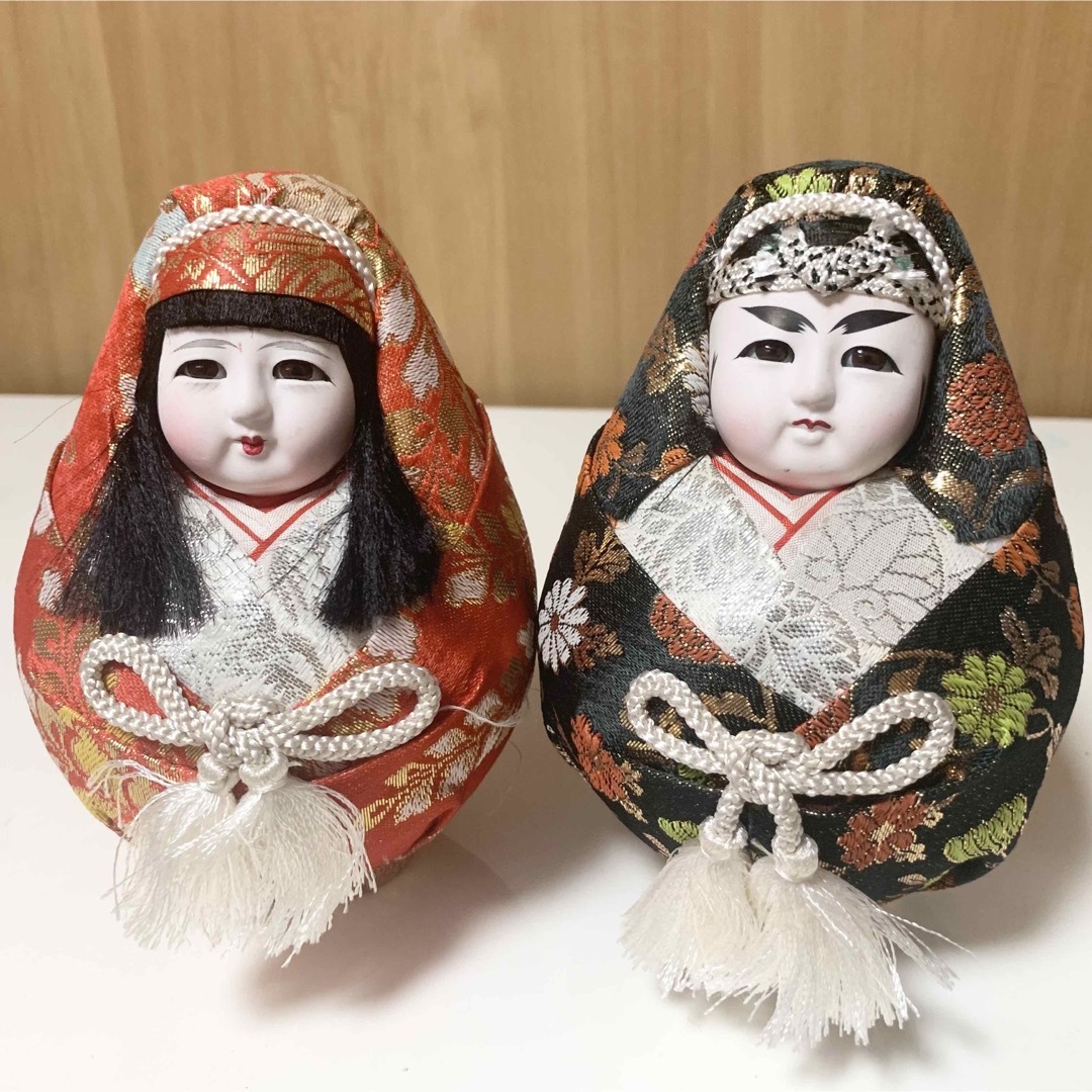 ☆匿名配送 雛達磨 二人飾り 雛人形 ひな人形 伝統工芸の通販 by らっ