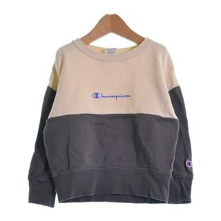 チャンピオン(Champion)のCHAMPION チャンピオン スウェット 120 グレーxアイボリー系 【古着】【中古】(Tシャツ/カットソー)