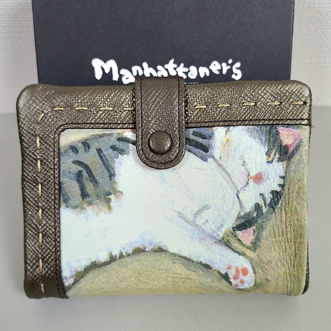 【新品】マンハッタナーズ　二つ折り財布　未使用品