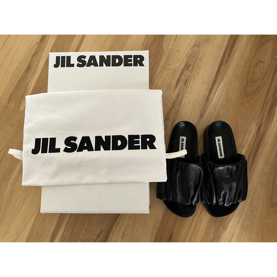 Jil Sander(ジルサンダー)のジルサンダー カーフレザーサンダル レディースの靴/シューズ(サンダル)の商品写真