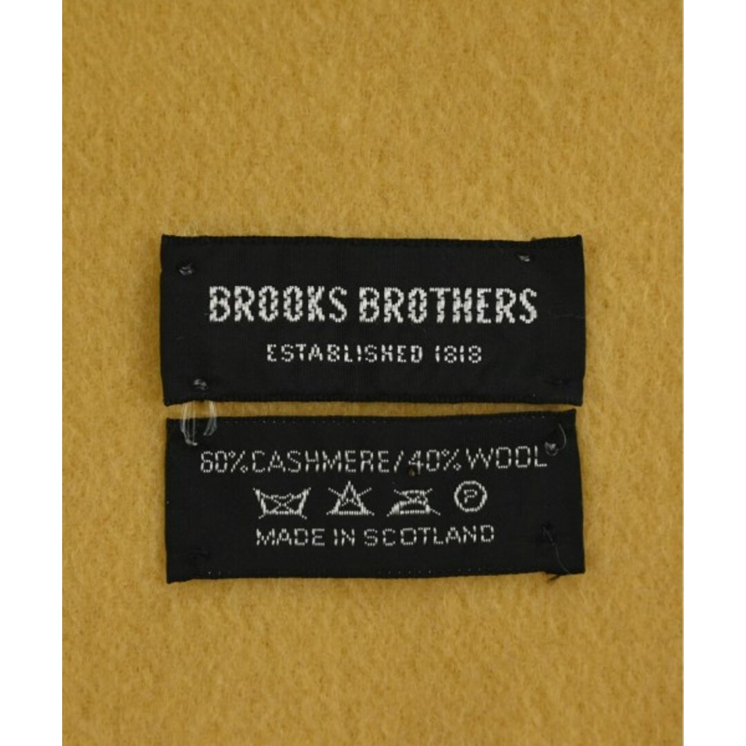 Brooks Brothers ブルックスブラザーズ マフラー - 黄