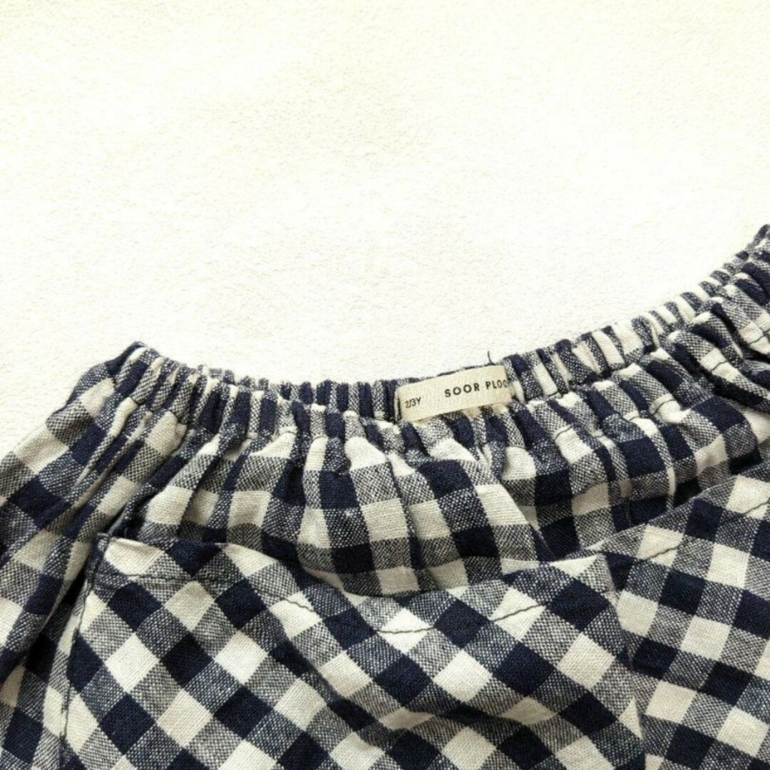 SOOR PLOOM(ソーアプルーム)の□美品□soor ploom□emelia skirt□gingham キッズ/ベビー/マタニティのキッズ服女の子用(90cm~)(スカート)の商品写真