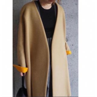 新品美品 enfold エンフォルド ソフトリバー Classyノーカラーコート-