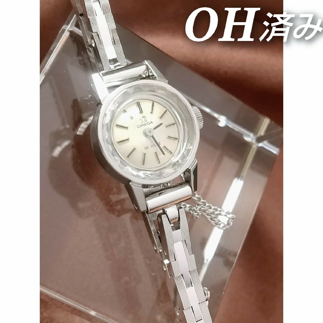 ⭐OH済 オメガ 綺麗 ドレスウォッチ 新品ベルト 腕時計レディース 着物 美品 | フリマアプリ ラクマ