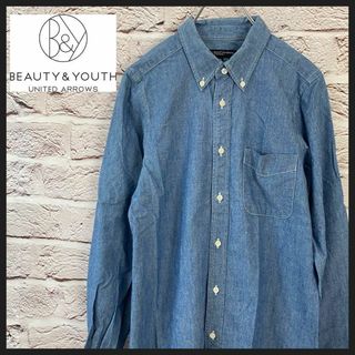 ビューティアンドユースユナイテッドアローズ(BEAUTY&YOUTH UNITED ARROWS)のbeauty&youth シャツ　デニムシャツ メンズ　レディース　[M](シャツ)