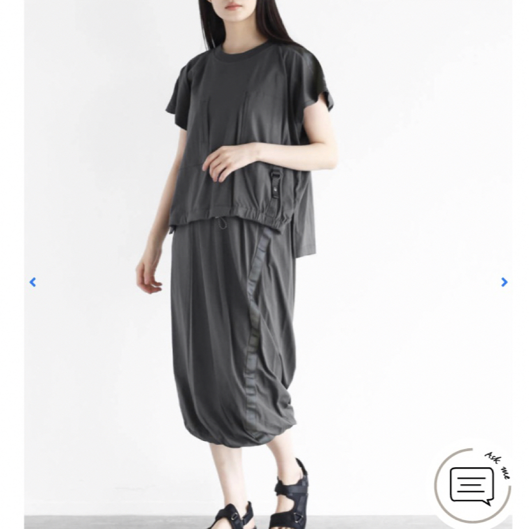 ワンピース新品！Lasud・ラシュッド バルーンワンピース