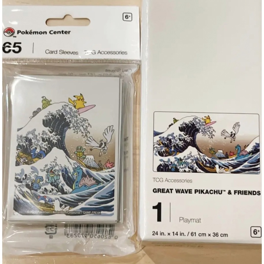 日本製】 ポケモンカード WCS2023 横浜 葛飾北斎 プレイマット デッキ