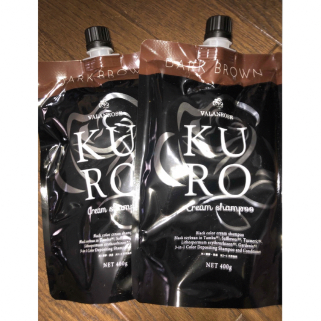 KURO(クロ)のバランローズKUROクリームシャンプー コスメ/美容のヘアケア/スタイリング(白髪染め)の商品写真