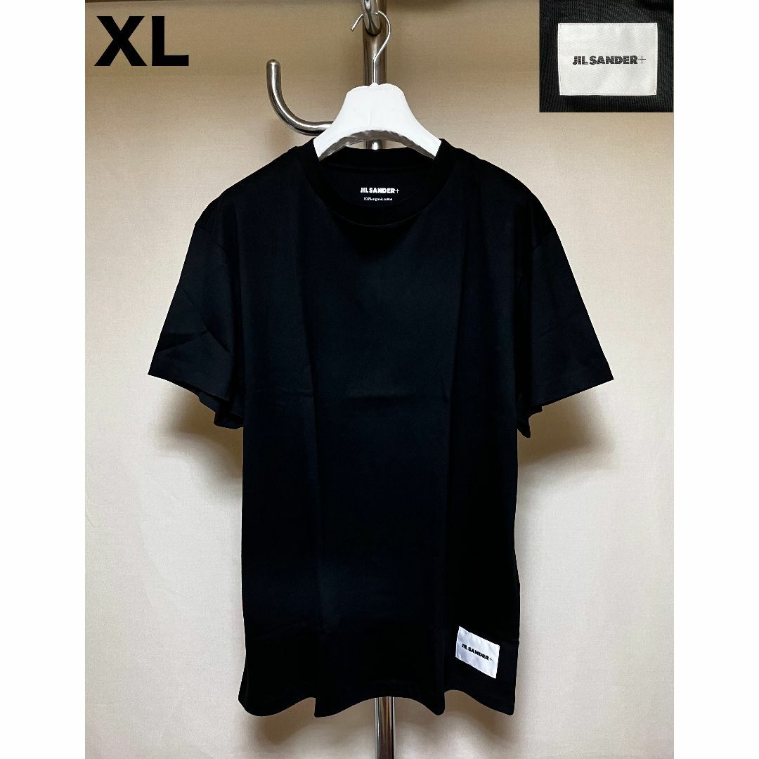 新品 XL JIL SANDER 23ss Tシャツ ブラック 黒 4746