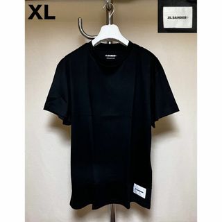 ジルサンダー(Jil Sander)の新品 XL JIL SANDER 23ss Tシャツ ブラック 黒 4746(Tシャツ/カットソー(半袖/袖なし))