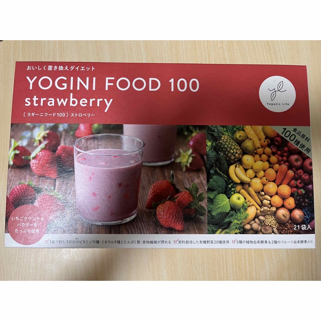 YOGINI FOOD 100 strawberry 22袋-eastgate.mk
