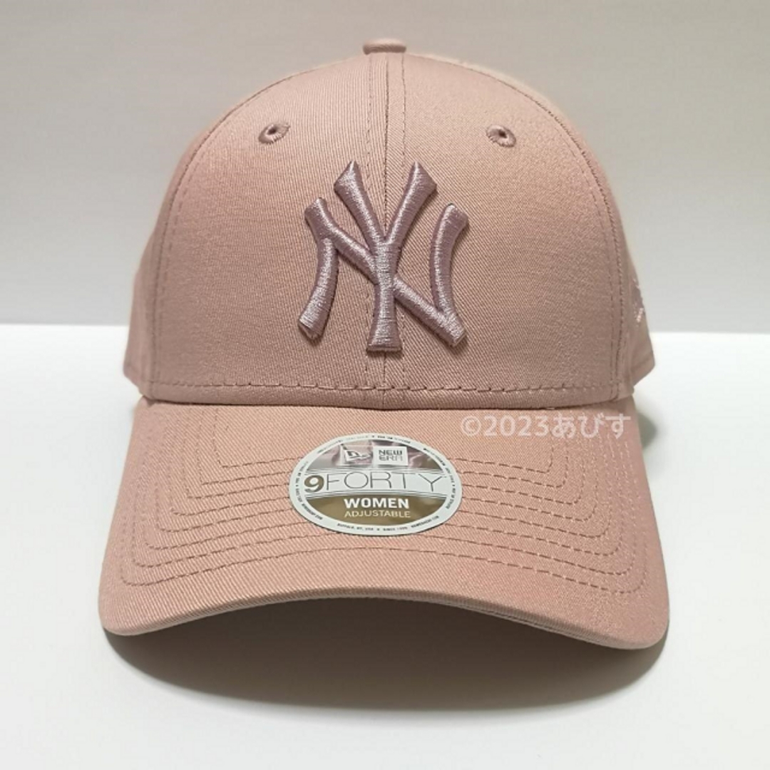 NEW ERA(ニューエラー)のぷうぷう様 ゆうパケットプラス ニューエラ NY ヤンキース ライト ピンク メンズの帽子(キャップ)の商品写真