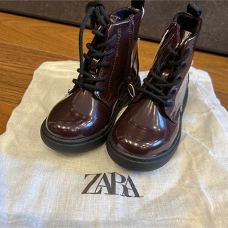 ザラキッズ(ZARA KIDS)の新品タグ付き　ZARA キッズブーツ　16サイズ(ブーツ)