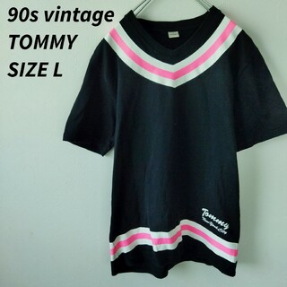 トミー(TOMMY)の美品　TOMMY Ｔシャツ　ティーシャツ　ビッグロゴ(Tシャツ/カットソー(半袖/袖なし))