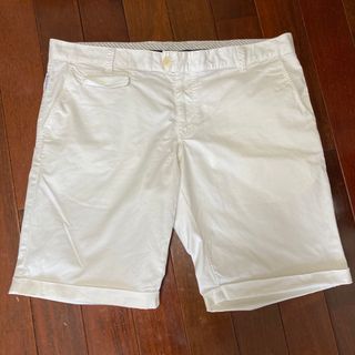 SALE/ ARMANI JEANS アルマーニ ジーンズ ショートパンツ カジュアル シャンブレー ベージュ (メンズ 38) N5848