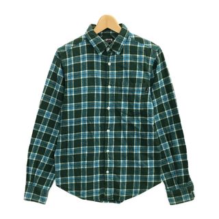 ステューシー(STUSSY)のステューシー STUSSY 長袖シャツ チェック柄    メンズ S(シャツ)